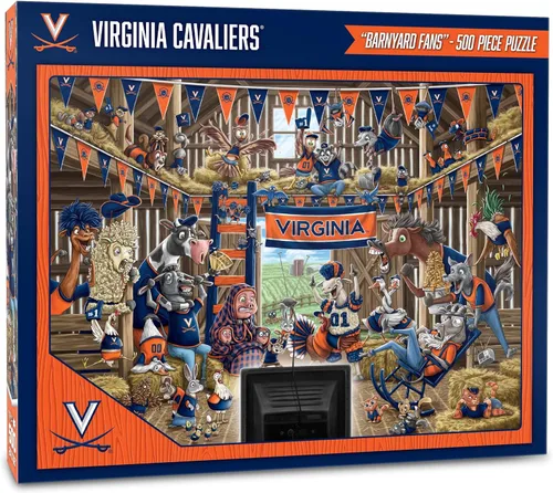 Miniatura 33 de YouTheFan NCAA Barnyard Fans - Rompecabezas de 500 piezas