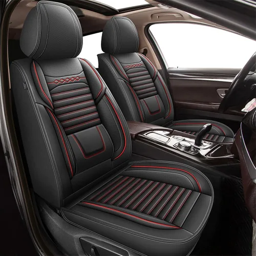 Miniatura 10 de DISUTOGO Juego completo de fundas de asiento de automóvil para Toyota Avalon 2001-2025 2026, de piel sintética, impermeables, compatibles con bolsa