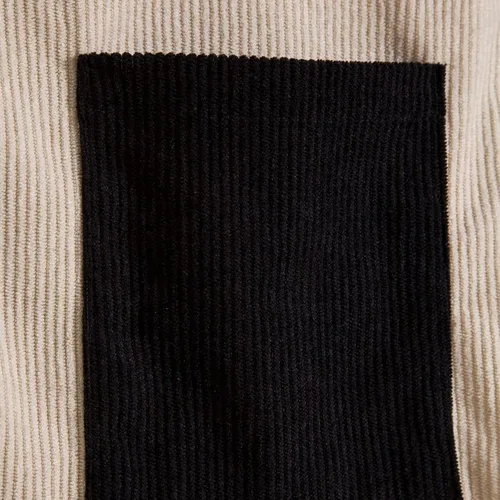 Miniatura 7 de Camiseta de manga corta con estampado de patchwork de lino y algodón para Hombre, blusa con botones bolsillo hawaiano