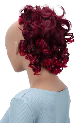 Miniatura 17 de CAISHA - Postizo Jumbo de Cabello Elástico para Recogidos Voluminosos y Rizos Desaliñados, Color Rubio Claro, G5L rubio claro #22T613 G5L