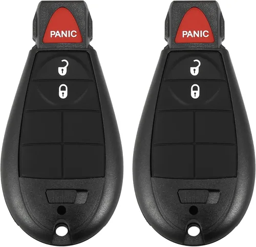 X AUTOHAUX 2 unids 433Mhz entrada sin llave remoto llavero coche para Jeep Cherokee 2014-2019 3 botones con llave de puerta 56046953 GQ4-53T