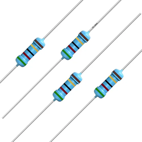 Miniatura 102 de California JOS 100 unidades de resistencia de 0.12 ohmios 1/4w (0.25 W) Resistencia fija de película metálica de tolerancia ±1%, más de 189 valores