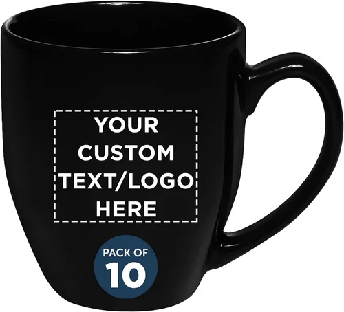 Miniatura 19 de DISCOUNT PROMOS Juego de 10 tazas de café grandes de 16 onzas, paquete a granel, perfectas para té, espresso, capuchino, cacao caliente, color verde
