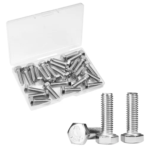 Miniatura 16 de 5 piezas pernos hexagonales M8 M8-1.25 x 120mm pernos de cabeza hexagonal Acero inoxidable 304 M8-1.25mm pernos hexagonales pernos de cabeza