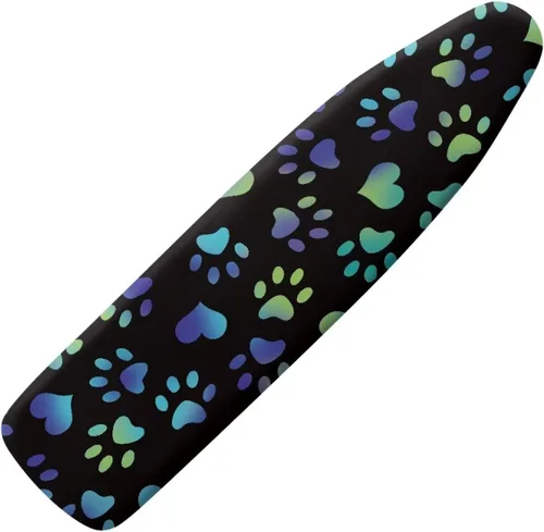 Miniatura 31 de Funda floral a prueba de arañazos para tablas de planchar de tamaño estándar, reflectante, con 3 ganchos y bucles para decoración de tablas de 15 x