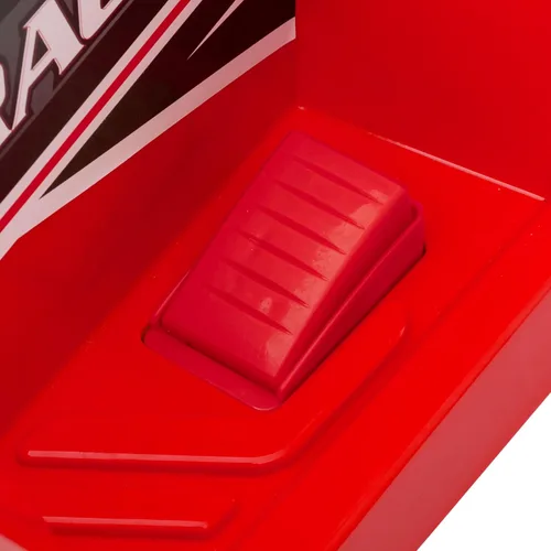 Miniatura 9 de Aosom Coche cuatrimoto para niños con remolque trasero, automóvil eléctrico de 6 V con función de avance hacia atrás, ruedas resistentes al Rojo