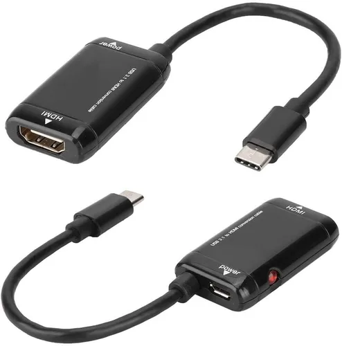 Miniatura 6 de Tangxi USB a adaptador,USB3.1 USB C a puerto hembra,Convertidor de cable gráfico de vídeo 1080P para teléfonos móviles,HDTV, monitor, proyector