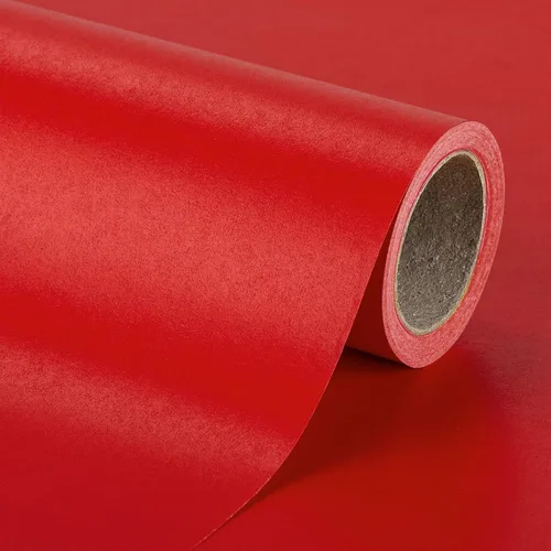 Miniatura 12 de Garbendy - Papel de envoltura perlado color rojo castaño, 17 pulgadas x 33 pies, color sólido, perfecto para bodas, cumpleaños, Navidad, baby