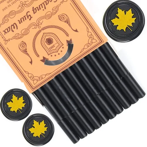 Miniatura 11 de 20 barras de sellado de cera de color morado perlado, solo aptas para pistola de pegamento de 0.28 pulgadas, ideal para sello de cera, invitaciones