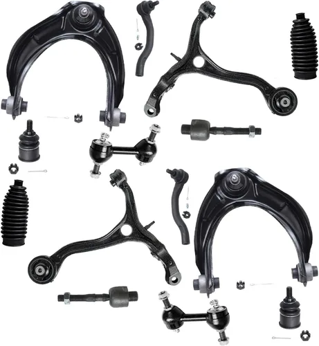 Miniatura 157 de Detroit Axle - Kit de suspensión frontal de 16 piezas para RWD Chrysler 300 Dodge Charger Challenger Magnum 6 brazos de control con rótulas 2
