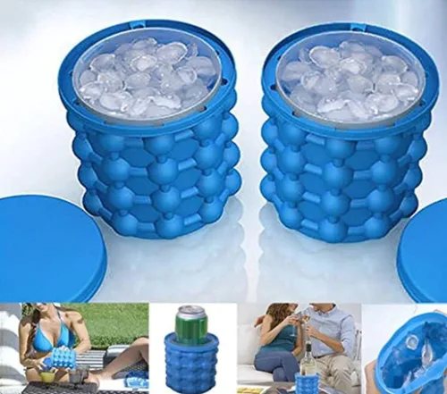 Miniatura 2 de Bandeja de cubitos de hielo de molde de silicona