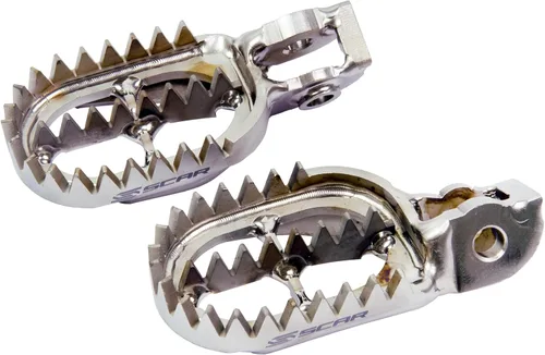 Miniatura 10 de SCAR - Estribos de Titanio Compatibles con KTM SX SXF XC XCF 16-22 EXC EXCF 17-23 XCW XCFW TPI 85 125 150 250 300 350 450 Husqvarna TC FC TX FX