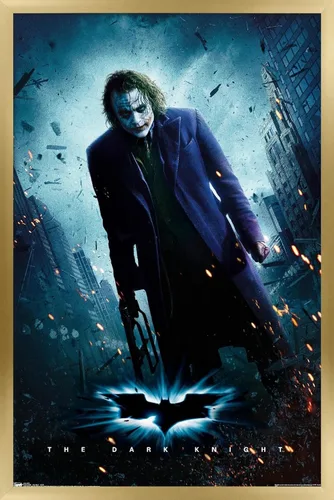 Miniatura 11 de Trends International DC Comics Movie - The Dark Knight - The Joker - Póster de pared de una hoja, 14.725 x 22.375 pulgadas, versión premium sin marco