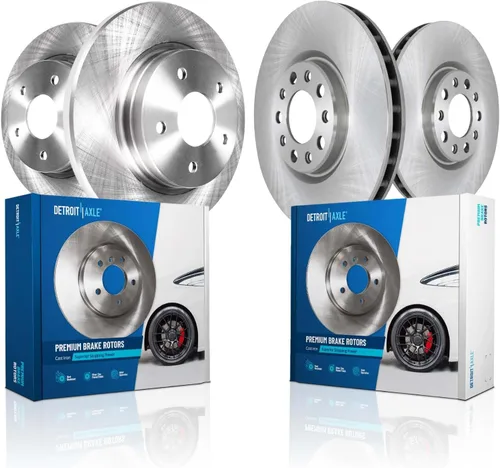 Miniatura 65 de Detroit Axle - Rotores de freno para Nissan NV2500 NV3500 NV1500 NV1500 2012-2021, repuesto de rotores de freno de disco: rotor delantero de 14.17