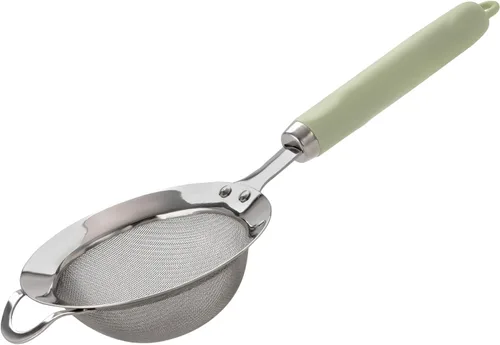 Coladores de acero inoxidable, tamiz de malla fina, tamiz para hornear, colador de metal, pequeños coladores y coladores para cocina, colador de