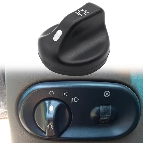 SecosAutoparts Pomo de interruptor de lámpara de cabeza, compatible con Ford Super Duty F-150 F-250 F-350 F-450 F-550 2001 2002 2003 2004 repuesto