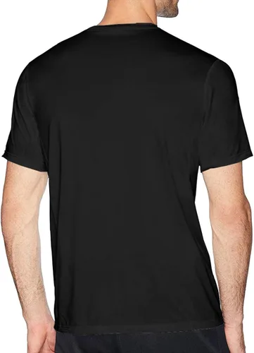 Miniatura 3 de ERDONE Camiseta de manga corta para hombre, color negro