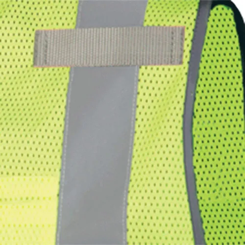 Miniatura 3 de Pioneer V1024860U-M - Chaleco de seguridad para hombre, malla reflectante Hi Vis neón, 9 bolsillos, cremallera, construcción, tráfico, trabajo