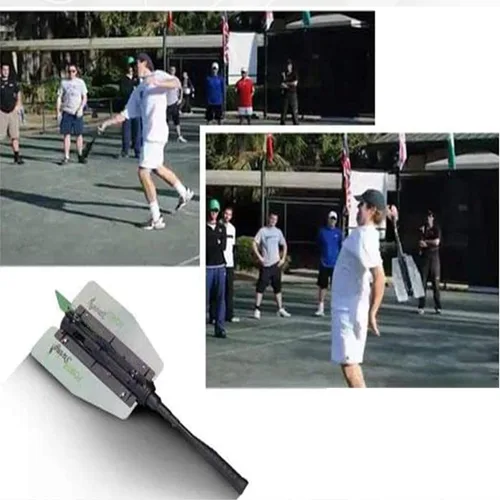 Miniatura 4 de Entrenador de swing de resistencia de entrenamiento de tenis, Raqueta de Padle de entrenamiento profesional, Raqueta de tenis para adultos, Raqueta