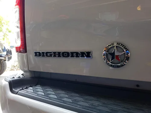 Miniatura 5 de Muzzys Juego de dos) Lone Star Silver Edition Texas, emblema de cuerno largo, universal, se adhiere a Chevy Silverado Suburban Tahoe GMC Sierra Ford