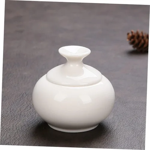 Miniatura 4 de Tarro de cerámica para crema facial de 3 piezas, contenedor de viaje para cremas y maquillaje, tarro de almacenamiento para cuidado de la piel