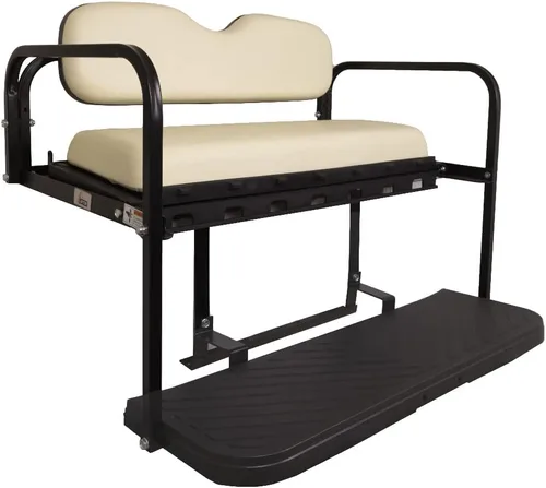 Miniatura 11 de Mach3 Yamaha G19 / G22 Kit de asiento trasero abatible para carrito de golf Blanco