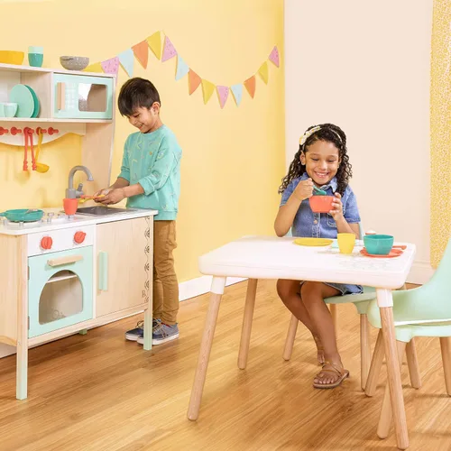 Miniatura 2 de B. toys Accesorios de cocina para jugar - Utensilios de cocina, platos, utensilios - Juego de 33 piezas para niños - Juguetes de simulación - Más