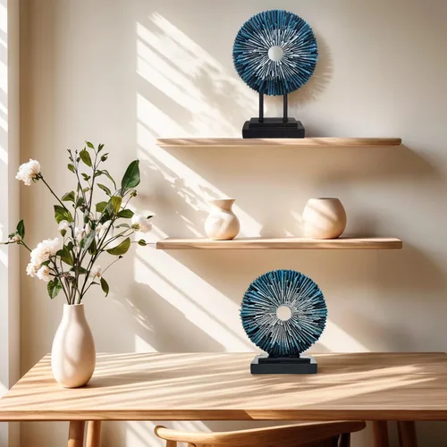 Miniatura 3 de aboxoo Estatua redonda abstracta, decoración moderna para el hogar, escultura de escritorio para oficina para hombres, ornamento creativo de línea