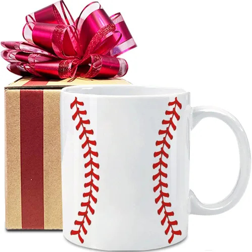 Dnuiyses - Taza de béisbol novedosa para amantes del béisbol, mujeres, hombres, fanáticos de los deportes de béisbol, regalo divertido para amantes