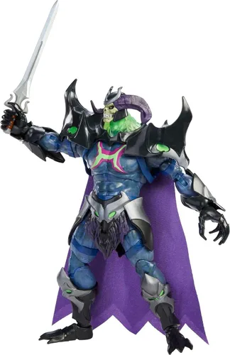 Miniatura 5 de Masters of the Universe Revelation Skelegod Figura de acción MOTU de 9 pulgadas, figura de batalla para niños de 6 años y mayores y coleccionistas