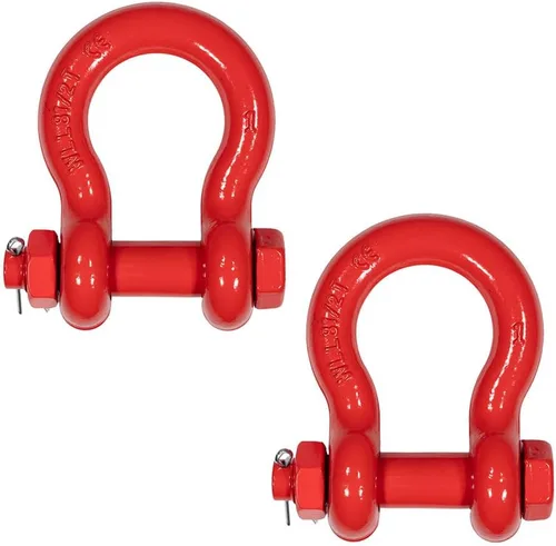 Miniatura 36 de Mytee Products - Grillete de anclaje forjado de 5/8" de acero al carbono con tornillo de aleación, 3.25 toneladas (6,500 libras) de capacidad de 20