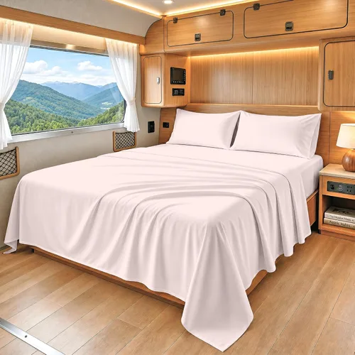Miniatura 38 de SGI bedding Juego de sábanas de 600 hilos de 4 piezas, 100% algodón egipcio, tamaño King, con bolsillo profundo de 15 pulgadas, sábanas de lujo 16