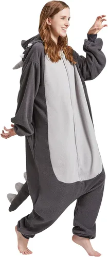 Miniatura 4 de BETIFUHOM Pijama de animal axolote unisex para adultos disfraz de Navidad de una pieza cosplay para mujeres y hombres