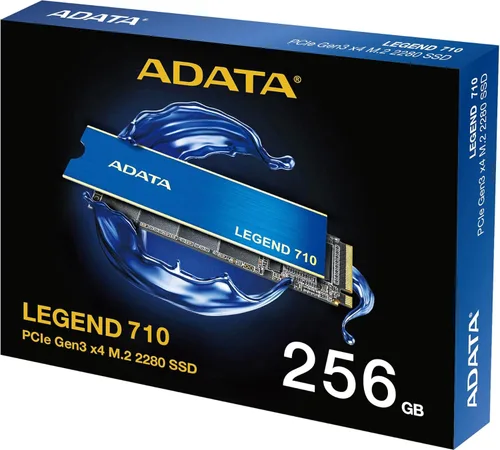 Miniatura 2 de ADATA Legend 710 NVMe M.2 2280 SSD de 256 GB (lee hasta 2100 MB/s y escribe hasta 1000 MB/s)