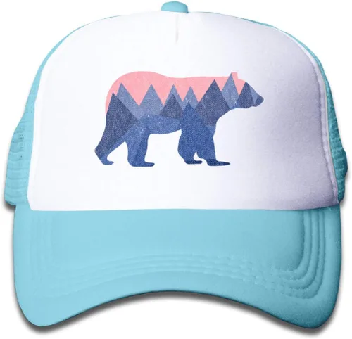 Miniatura 8 de Waldeal - Gorra de béisbol para niños y niñas de 3 a 8 años, diseño de oso de montaña
