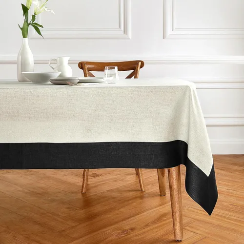 Miniatura 18 de Solino Home Mantel de lino de 60 x 108 pulgadas, 100% lino puro, aguacate y mantel natural para cocina, comedor, cena, interior, exterior, fiesta
