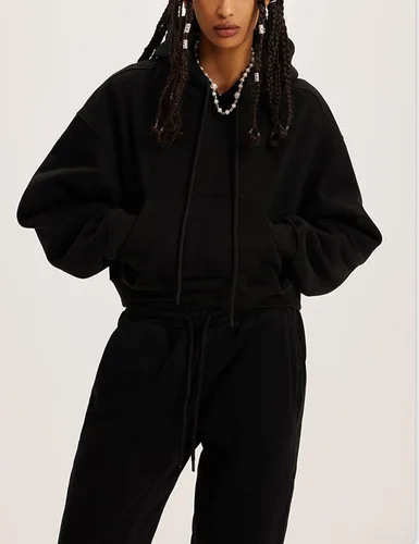 Miniatura 74 de Kissonic Conjunto deportivo de forro polar para mujer, 2 piezas, sudadera con capucha y pantalones deportivos