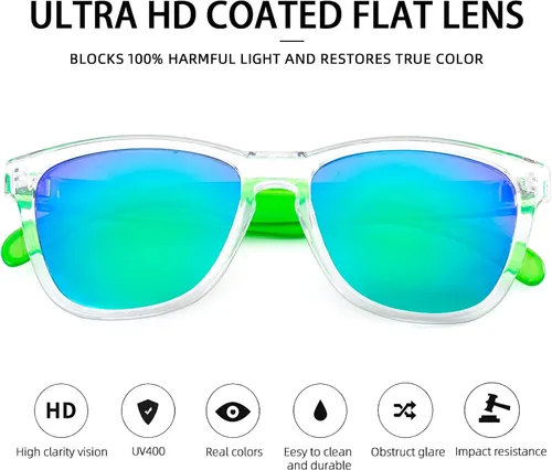 Miniatura 2 de Gafas de sol para mujer UV400 espejadas, apto para exteriores, vacaciones, conducción