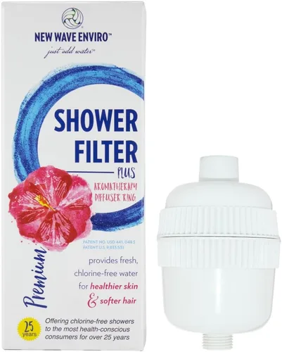 Sistema de filtro de ducha New Wave Enviro Blanco