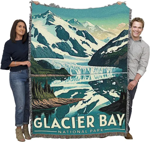 Miniatura 35 de Pure Country Weavers Manta del Parque Nacional Acadia, manta de tapiz de algodón para regalo, fabricada en los Estados Unidos, 72 x 54 pulgadas