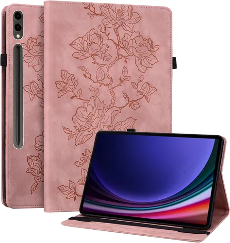 Miniatura 20 de Funda para Samsung Galaxy Tab S5e 10.5 2019 Modelo SM-T720/T725/T727, funda delgada de piel sintética con soporte multiángulo y soporte