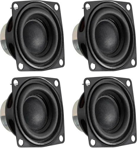 ACEIRMC 4 unidades de 2 pulgadas, 4 Ohm, 10 W, altavoz de audio estéreo de rango completo, woofer, para Arduino (4 unidades)