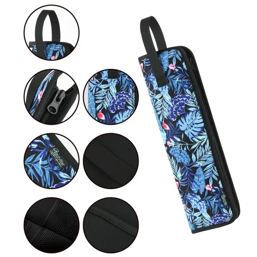 Miniatura 5 de Beautyflier Bolsa universal de alta calidad para plancha plana, bolsa de viaje de lona resistente al calor para alisadores de cabello, ideal