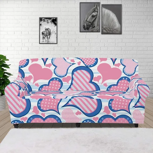 Miniatura 10 de Boatee Funda elástica para sofá con diseño de murciélago y luna de Halloween, funda de sofá suave, lavable, protector de muebles con parte inferior