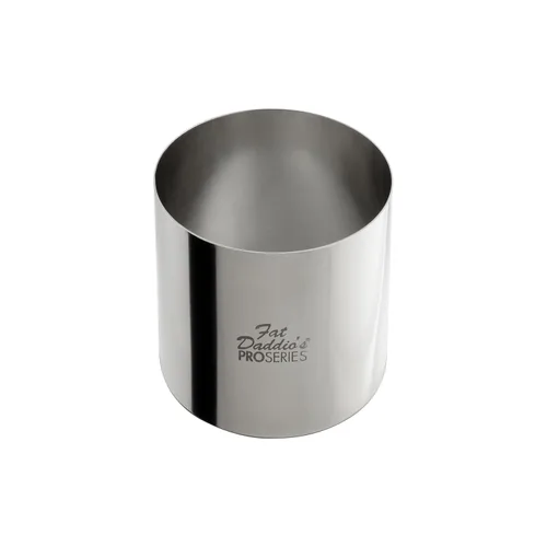 Miniatura 12 de Fat Daddio's Anillo redondo de acero inoxidable para pasteles y pastelería, 2 x 0.75 pulgadas
