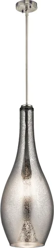 Miniatura 15 de Kichler Everly - Colgante de cristal (13.75 pulgadas, 1 hora de luz), color bronce antiguo