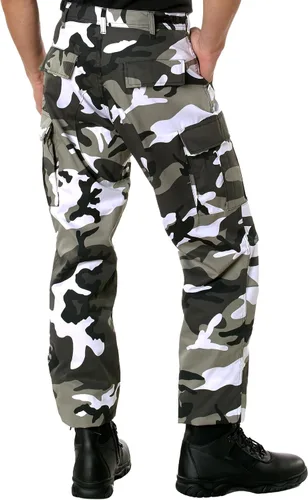 Miniatura 8 de Rothco - Pantalones tácticos de camuflaje estilo uniforme militar BDU, tipo cargo