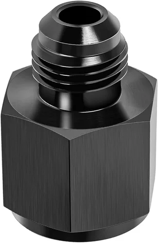 Miniatura 5 de 8 AN hembra -6 AN macho Adaptador reductor de montaje de tabique hermético de llamarada 8AN a 6AN