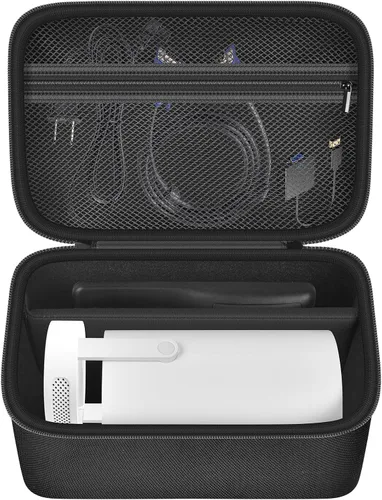 Funda de proyector mejorada compatible con Magcubic HY300Pro+ / HY300PRO para ENUOSUMA HY300 ULTRA para proyector portátil Alwtniet 4K 1080P, Negro