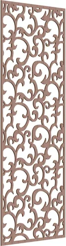 Miniatura 19 de Wheatland Paneles de pared decorativos de madera con calado, 9 3/8 pulgadas de ancho x 24 3/8 pulgadas de alto x 1/4 de alto, nogal